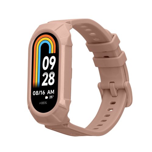 Каишка Kwmobile за Xiaomi Mi Band 8, светло розово, силикон, KWM0000252E003C