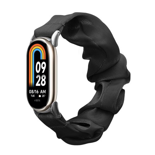 Каишка Kwmobile за Xiaomi Mi Band 8, черна, памук, KWM0000252G001C