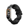 Каишка Kwmobile за Xiaomi Mi Band 8, черна, памук, KWM0000252G001C