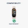 Комплект от 2 защитни фолиа Kwmobile за Xiaomi Mi Band 8, прозрачно/черно, полимер, KWM0000252H001C