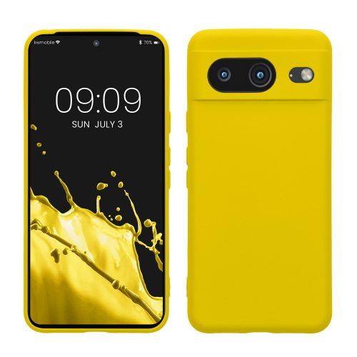 Калъф Kwmobile за Google Pixel 8, жълт, силикон, KWM0000208L011C