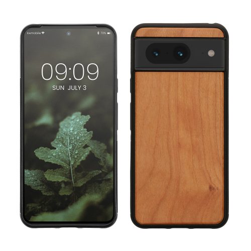 Калъф Kwmobile за Google Pixel 8, кафяв, дърво, KWM0000208X002C