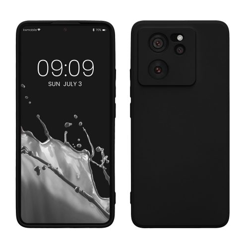 Калъф Kwmobile за Xiaomi 13T/13T Pro, черен, силикон, KWM000020IU001C