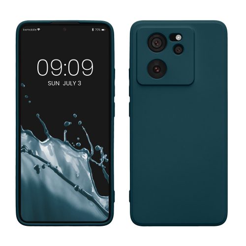 Калъф Kwmobile за Xiaomi 13T/13T Pro, зелен, силикон, KWM000020IU004C