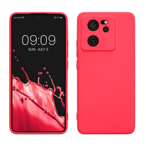 Калъф Kwmobile за Xiaomi 13T/13T Pro, розов, силикон, KWM000020IU005C