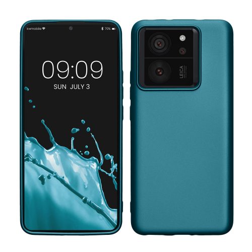 Калъф Kwmobile за Xiaomi 13T/13T Pro, син, силикон, KWM000020IW002C