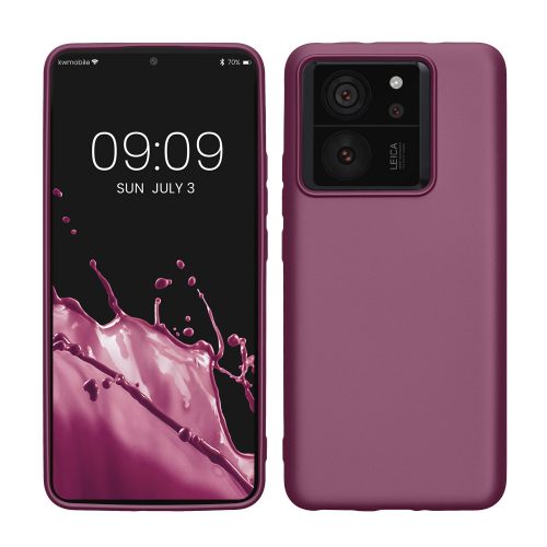 Калъф Kwmobile за Xiaomi 13T/13T Pro, лилав, силикон, KWM000020IW004C