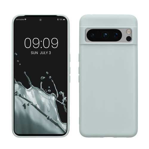 Калъф Kwmobile за Google Pixel 8 Pro, светло зелен, силикон, KWM0000208I011C