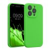 Калъф Kwmobile за Apple iPhone 15 Pro, зелен, силикон, KWM000022OM005C