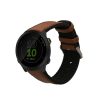 Каишка Kwmobile за Garmin Forerunner 55, кафяв/черен, естествена кожа, KWM0000253G001C