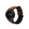 Каишка Kwmobile за Samsung Galaxy Watch 4/Galaxy Watch 4 Classic/Galaxy Watch 3, кафяв/черен, естествена кожа, KWM0000253H001C