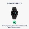 Каишка Kwmobile за Samsung Galaxy Watch 4/Galaxy Watch 4 Classic/Galaxy Watch 3, кафяв/черен, естествена кожа, KWM0000253H001C