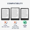 Калъф Kwmobile за Amazon Kindle (2022), тъмно зелен, найлон, KWM000023RO001C