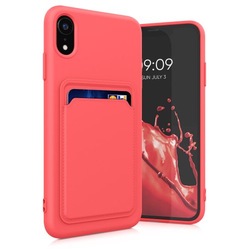 Калъф Kwmobile за Apple iPhone XR, розов, силикон, KWM0000134H011C