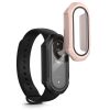 Комплект от 2 калъфа Kwmobile за Xiaomi Mi Band 8, черен/розов, силикон, KWM0000206E003C