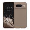 Калъф Kwmobile за Google Pixel 8, бежов, силикон, KWM0000208F023C