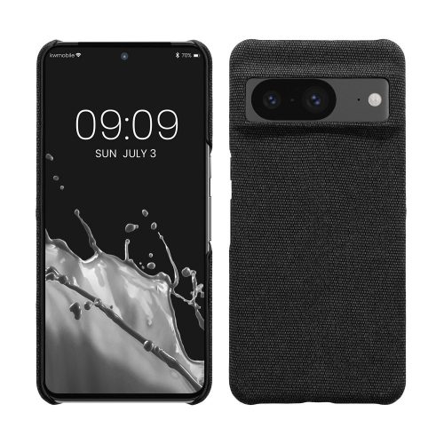 Калъф Kwmobile за Google Pixel 8, тъмно сив, текстилен, KWM000020JB001C