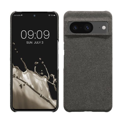 Калъф Kwmobile за Google Pixel 8, сив, текстилен, KWM000020JB002C