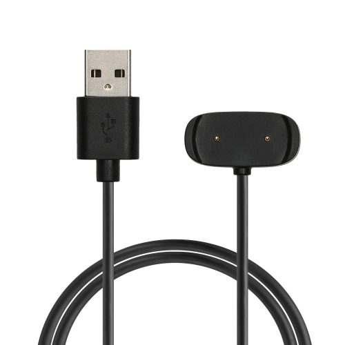 Kwmobile USB кабел за зареждане за Amazfit Bip 3/Bip 3 Pro/GTS 4 Mini, черен, пластмаса, KWM0000253K001C