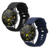 Комплект от 2 каишки Kwmobile за Huawei Watch GT 4 (46 мм), черен/тъмно син, силикон, KWM0000254A001C