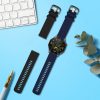 Комплект от 2 каишки Kwmobile за Huawei Watch GT 4 (46 мм), черен/тъмно син, силикон, KWM0000254A001C