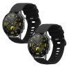 Комплект от 2 каишки Kwmobile за Huawei Watch GT 4 (46 мм), черен, силикон, KWM0000254A002C