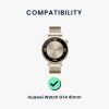 Комплект от 2 каишки Kwmobile за Huawei Watch GT 4 (41 мм), сиво/розово, силикон, KWM0000254B002C