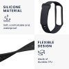 Комплект от 2 каишки Kwmobile за Xiaomi Smart Band 8 Active, черен/тъмно син, силикон, KWM0000254C001C