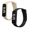 Комплект от 2 каишки Kwmobile за Xiaomi Smart Band 8 Active, черен/бежов, силикон, KWM0000254C002C