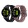 Комплект от 2 каишки Kwmobile за Garmin vivoactive 5/Active 5, черен/лилав, силикон, KWM0000254E002C