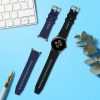 Комплект от 2 каишки Kwmobile за Google Pixel Watch 2/Pixel Watch, черен/тъмно син, силикон, KWM0000254I001C