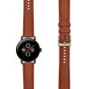 Каишка Kwmobile за Google Pixel Watch 2/Pixel Watch, кафява, естествена кожа, KWM0000254L001C