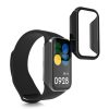 Комплект от 2 пълни капака Kwmobile за Xiaomi Smart Band 8 Active/Redmi Band 2, прозрачен/черен, пластмаса, KWM0000254Q002C