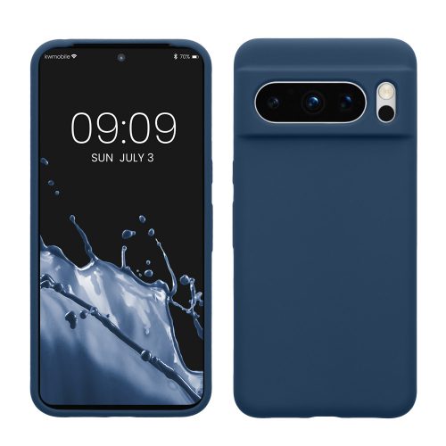 Калъф Kwmobile за Google Pixel 8 Pro, тъмно син, силикон, KWM0000208G030C