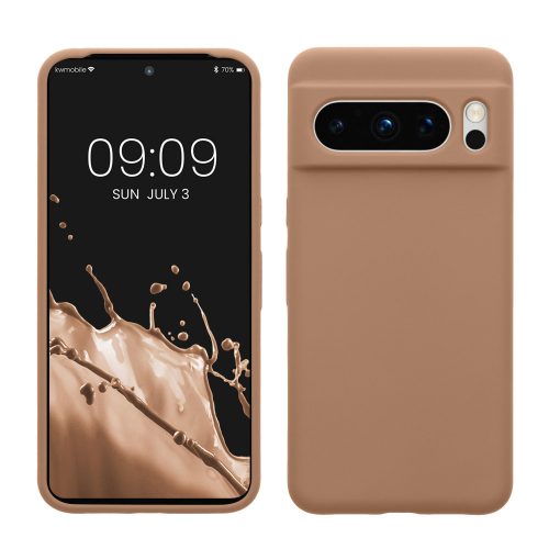 Калъф Kwmobile за Google Pixel 8 Pro, крем, силикон, KWM0000208G031C