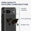 Калъф Kwmobile за Google Pixel 8, прозрачен/черен, силикон, KWM000020JN002C