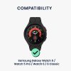 Комплект от 4 адаптера Kwmobile 20 мм щипка за каишка за Samsung Galaxy Watch 5/Galaxy Watch 5 Pro/Galaxy Watch 4, сребрист/черен, стомана, KWM0000255D001C