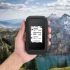 Защитен калъф Kwmobile за Garmin eTrex SE, черен, силикон, KWM0000255U001C