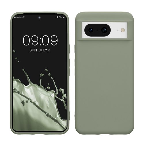 Калъф Kwmobile за Google Pixel 8, зелен, силикон, KWM0000208H011C