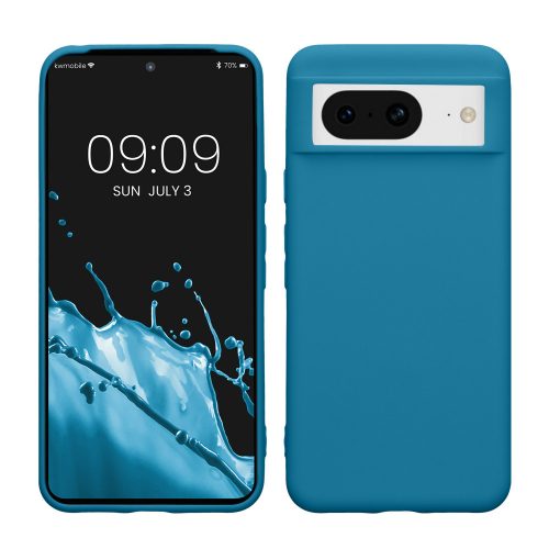 Калъф Kwmobile за Google Pixel 8, син, силикон, KWM0000208H013C