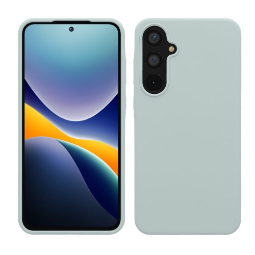 Калъф Kwmobile за Samsung Galaxy A55, светло зелен, силикон, KWM000021ME015C