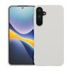 Калъф Kwmobile за Samsung Galaxy A55, бял, силикон, KWM000021MG002C