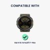 Комплект от 4 адаптера за каишка Kwmobile 22 мм за Amazfit T-Rex, сребрист/черен, стомана, KWM0000255J001C