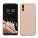 Калъф Kwmobile за Huawei P20, крем, силикон, KWM000008PX012C