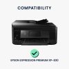 Капак Kwmobile за принтер Epson Expression Premium XP-830, светло сив, текстил, KWM000009GN002C