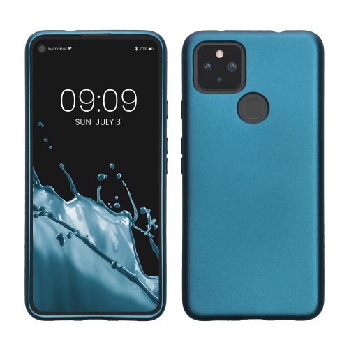 Калъф Kwmobile за Google Pixel 4a 5G, син, силикон, KWM0000125I006C