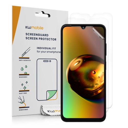 Комплект от 3 защитни фолиа Kwmobile за Samsung Galaxy A05s, прозрачни, пластмасови, KWM000021NC001C