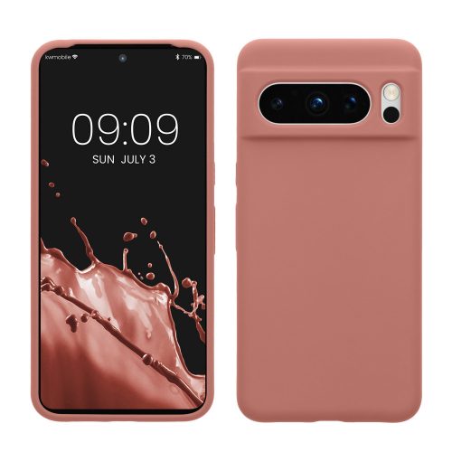 Калъф Kwmobile за Google Pixel 8 Pro, розов, силикон, KWM0000208G039C