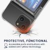 Калъф Kwmobile за Apple iPhone 14, прозрачен, пластмасов, KWM000022PN001C