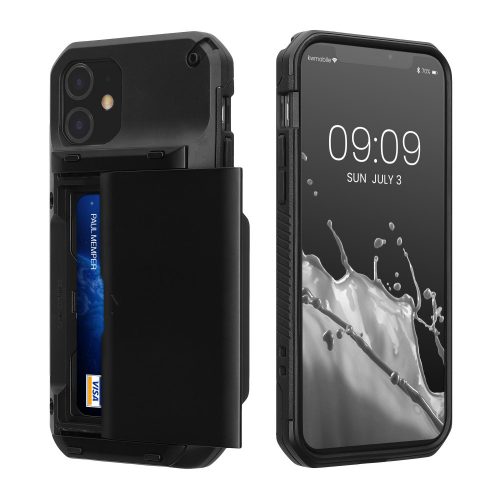 Калъф Kwmobile за Apple iPhone 11, черен, пластмаса, KWM000022PU001C